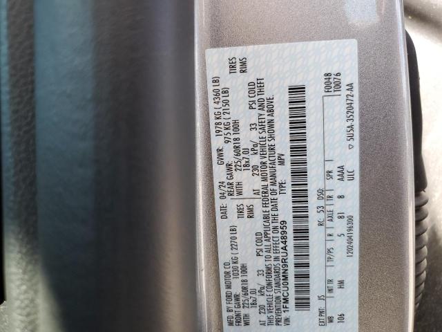 2024 FORD ESCAPE ST - 1FMCU0MN9RUA48959