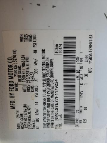 2015 FORD TRANSIT CO NM0LS7E77F1179224