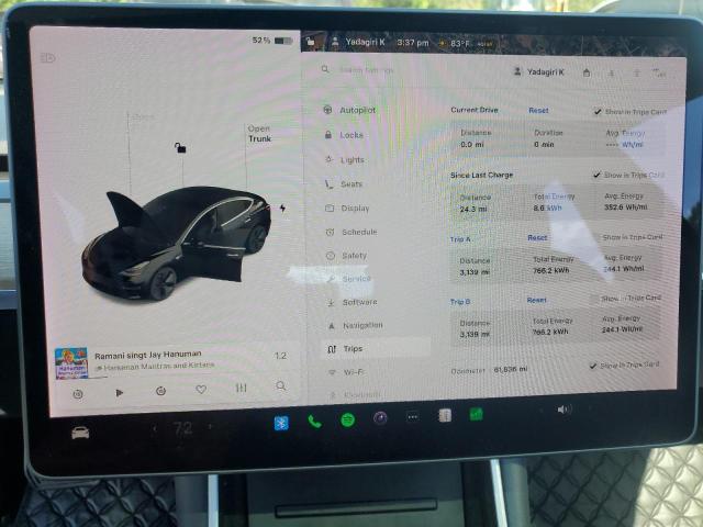 2020 TESLA MODEL 3 5YJ3E1EA0LF427643