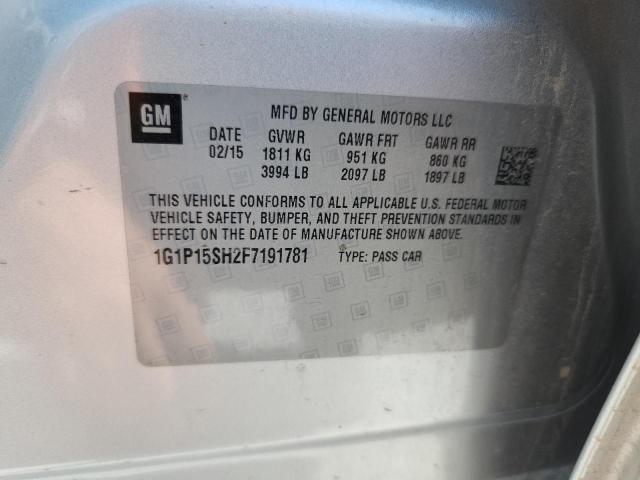 2015 CHEVROLET CRUZE L 1G1P15SH2F7191781
