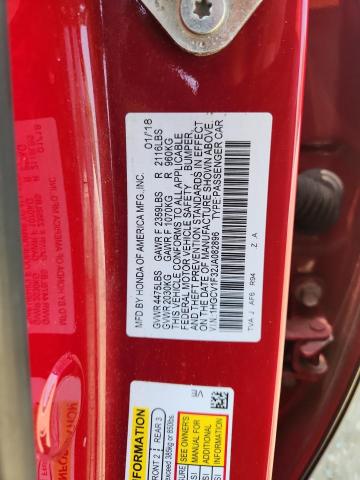 2018 HONDA ACCORD SPO 1HGCV1F32JA082896