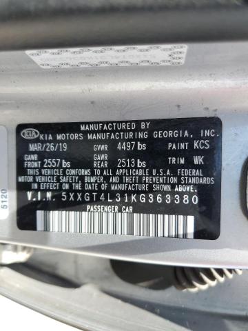 2019 KIA OPTIMA LX 5XXGT4L31KG363380