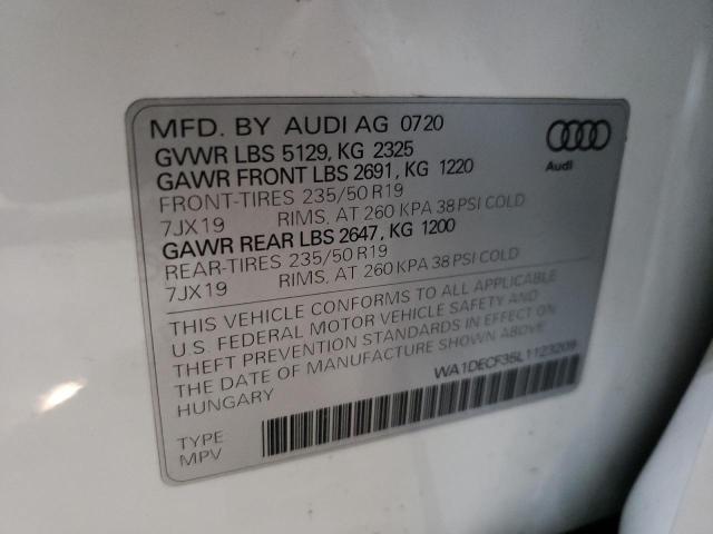 2020 AUDI Q3 PREMIUM - WA1DECF35L1123209