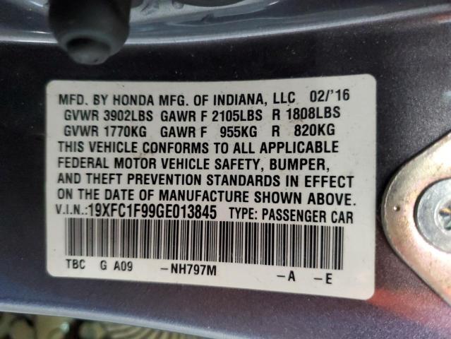 2016 HONDA CIVIC TOUR 19XFC1F99GE013845