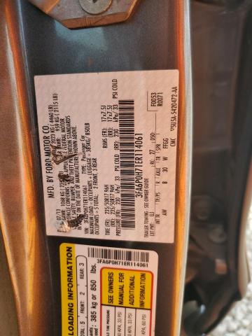 2014 FORD FUSION SE - 3FA6P0H71ER114061