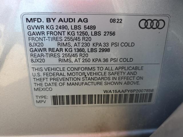 2023 AUDI Q5 SPORTBA WA15AAFY6P2007856
