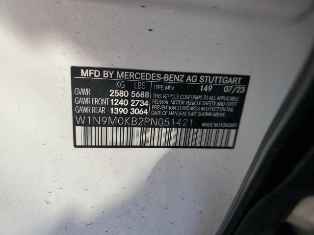 2023 MERCEDES-BENZ EQB 300 4M W1N9M0KB2PN051421