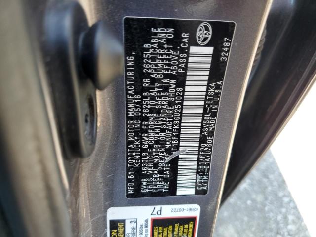 2016 TOYOTA CAMRY LE - 4T1BF1FK8GU251028