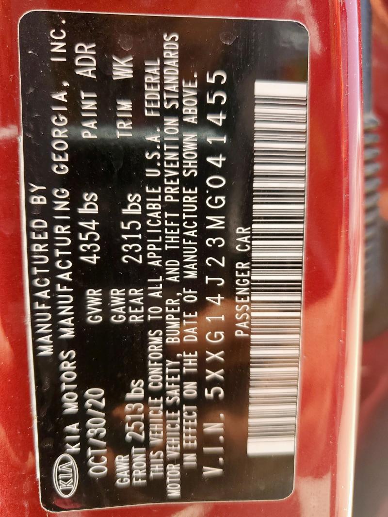 2021 KIA K5 LXS 5XXG14J23MG041455