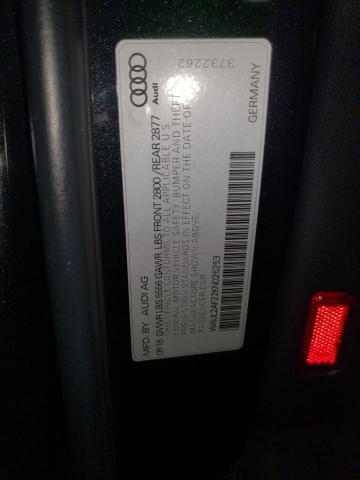 2019 AUDI A6 PREMIUM WAUL2AF22KN026253