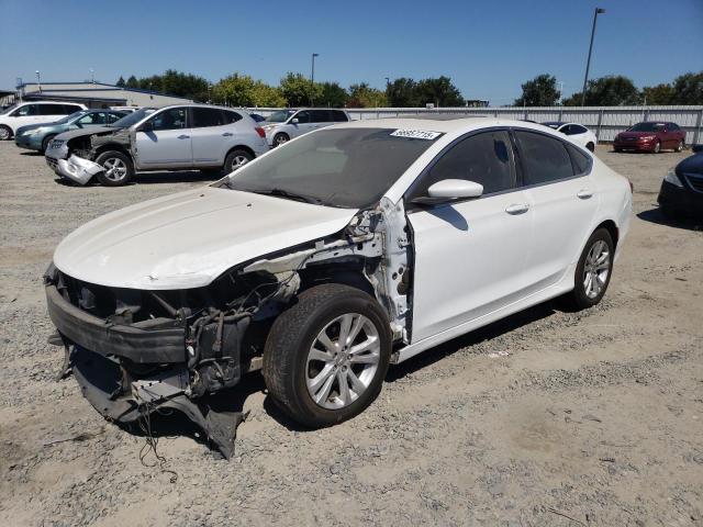 CHRYSLER 200 LIMITE 2015 white sedan 4d gas 1C3CCCABXFN621607 photo #1