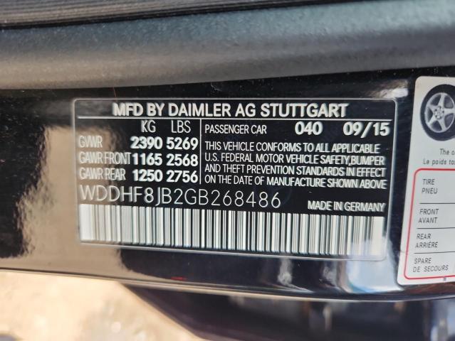 2016 MERCEDES-BENZ E 350 4MAT WDDHF8JB2GB268486