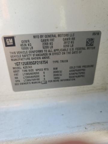 2016 GMC SIERRA K25 1GT12UE85GF218754
