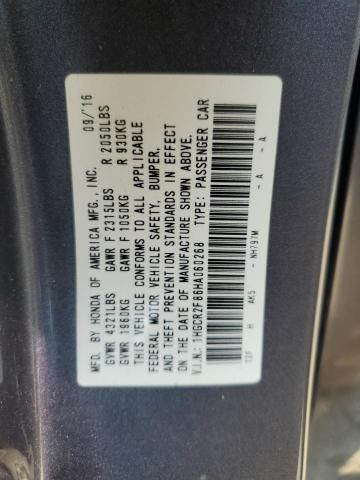 2017 HONDA ACCORD EXL 1HGCR2F86HA060268