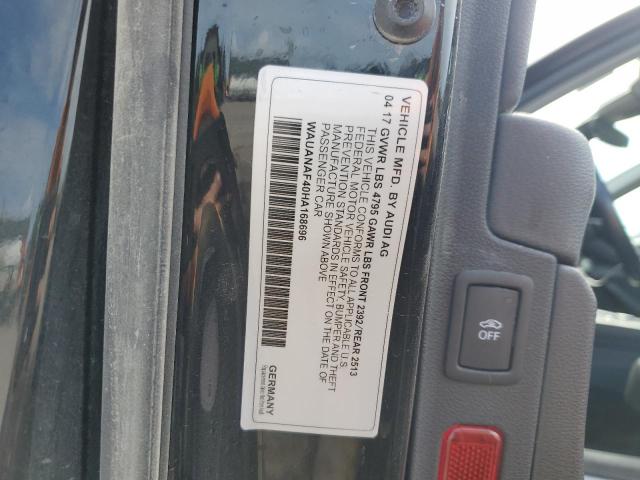 2017 AUDI A4 PREMIUM WAUANAF40HA168696