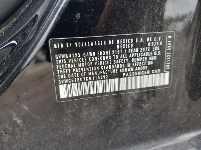 2019 VOLKSWAGEN JETTA S 3VWC57BU7KM113397