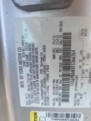 2015 FORD MUSTANG 1FA6P8AMXF5366264