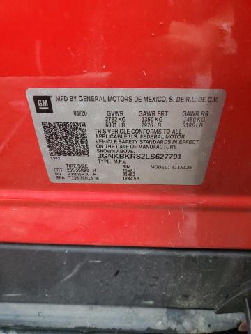 2020 CHEVROLET BLAZER RS 3GNKBKRS2LS627791