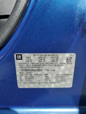 2017 CHEVROLET SILVERADO - 1GCRCREC6HZ313017