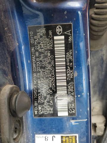 2010 TOYOTA PRIUS - JTDKN3DU4A0128610