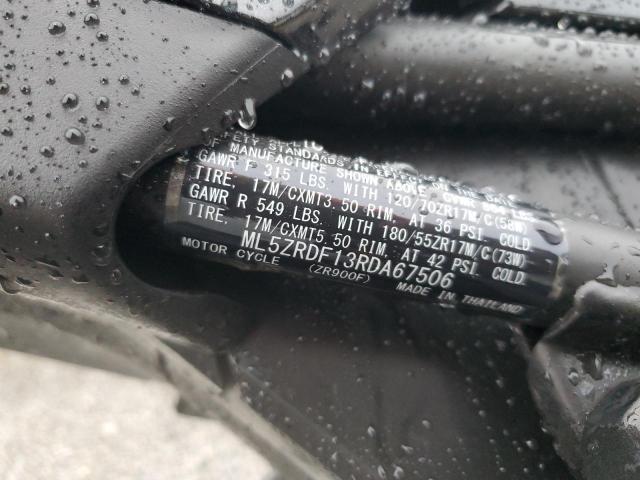 2024 KAWASAKI ZR900 F ML5ZRDF13RDA67506