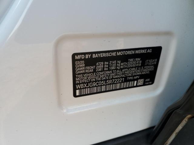 2020 BMW X1 XDRIVE2 WBXJG9C05L5R72221