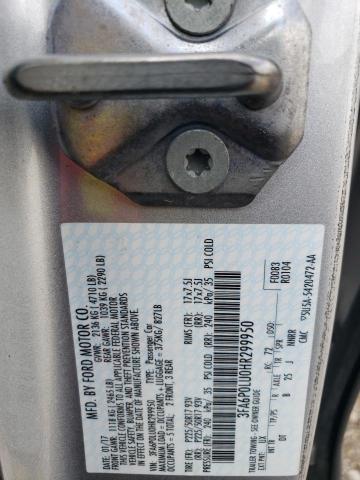 2017 FORD FUSION SE - 3FA6P0LU0HR299950