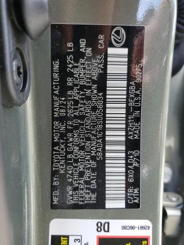 2025 LEXUS ES 300H BA 58ADA1C18SU056034