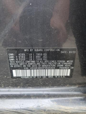2023 SUBARU IMPREZA 4S3GKAB65P3605429