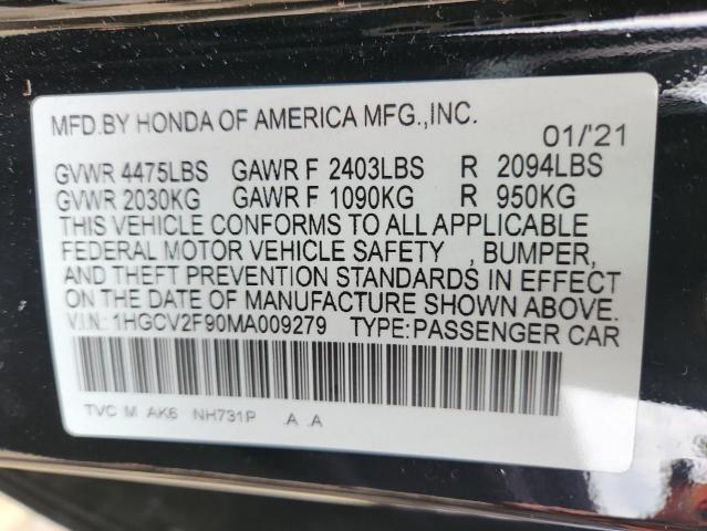 2021 HONDA ACCORD TOU - 1HGCV2F90MA009279