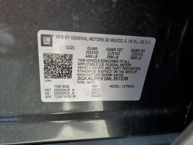 2021 GMC TERRAIN SL 3GKALPEV1ML357239