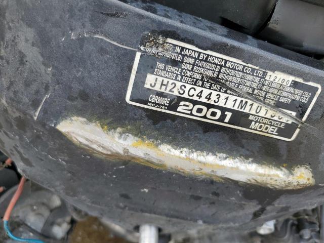 2001 HONDA CBR900 RE JH2SC44311M101366