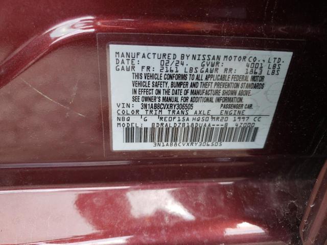 2024 NISSAN SENTRA SV - 3N1AB8CVXRY306505