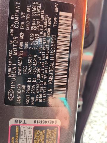 2020 HYUNDAI TUCSON LIM - KM8J3CAL1LU228801