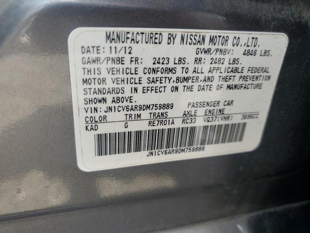 2013 INFINITI EX37 BASE - JN1CV6AR9DM759889