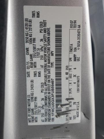 2015 FORD ESCAPE SE - 1FMCU0GX3FUB59497