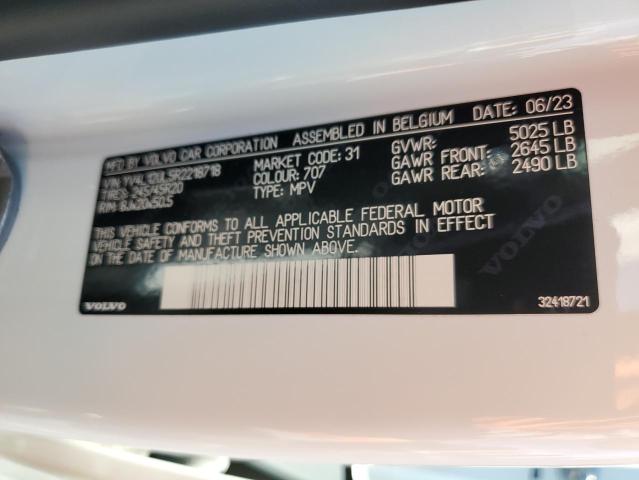 2024 VOLVO XC40 PLUS YV4L12UL5R2218718