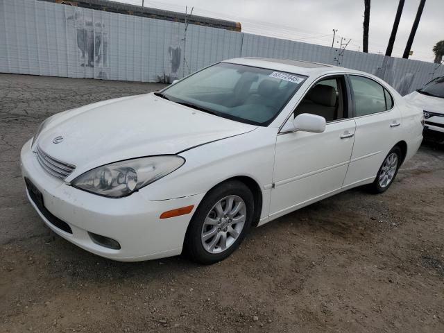 LEXUS ES 300 2002 white  gas JTHBF30G725019266 photo #1