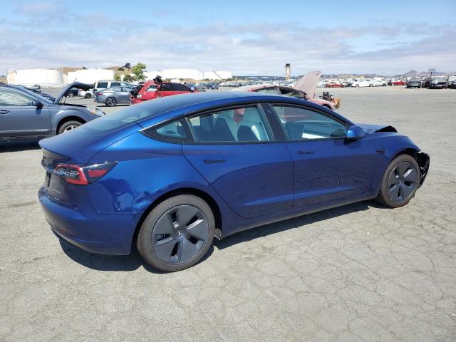 TESLA MODEL 3 2022 blue  electric 5YJ3E1EB0NF122168 photo #4