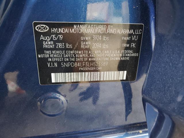 2020 HYUNDAI ELANTRA SE - 5NPD84LF3LH523389