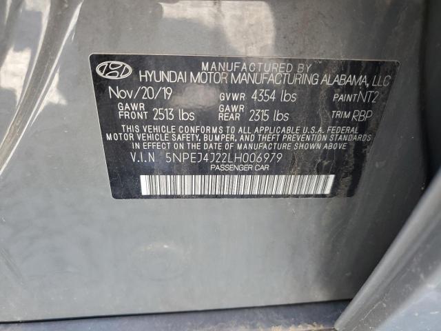 2020 HYUNDAI SONATA SEL - 5NPEJ4J22LH006979