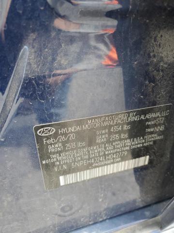 2020 HYUNDAI SONATA LIM 5NPEH4J24LH042779