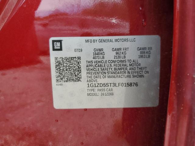 2020 CHEVROLET MALIBU LT - 1G1ZD5ST3LF015876
