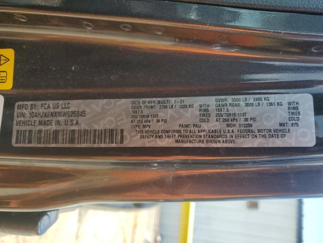2021 JEEP WRANGLER U - 1C4HJXENXMW625845