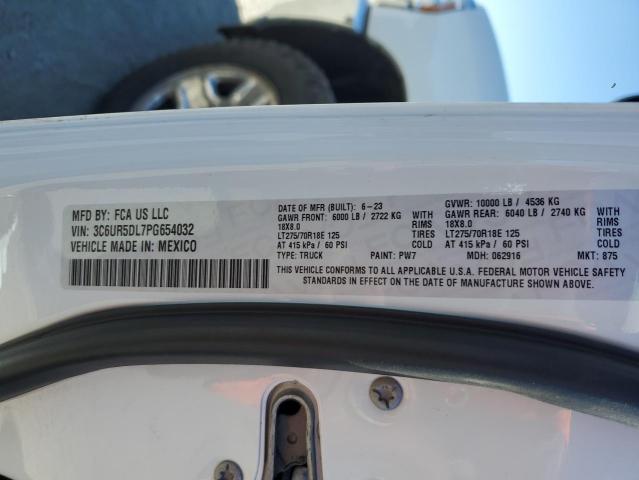 2023 RAM 2500 BIG H 3C6UR5DL7PG654032