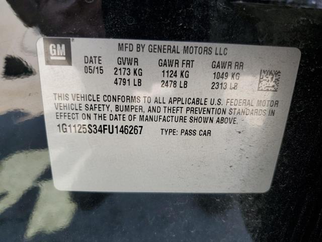 2015 CHEVROLET IMPALA LT 1G1125S34FU146267