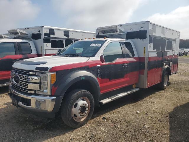 FORD F550 SUPER 2017 red chassis diesel 1FD0X5HT1HEC82148 photo #1