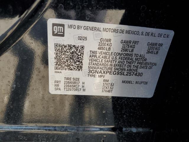 2025 CHEVROLET EQUINOX LT - 3GNAXPEG9SL257430