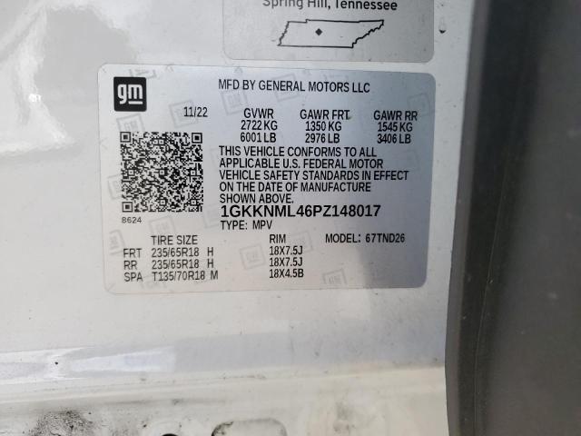 2023 GMC ACADIA SLT 1GKKNML46PZ148017