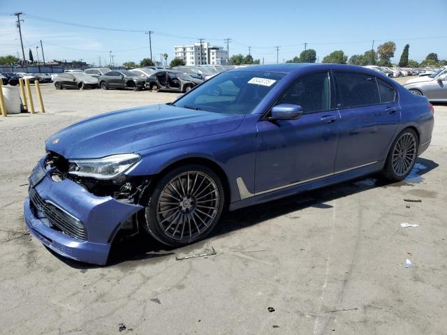 BMW 750 XI 2018 blue  gas WBA7F2C54JG856326 photo #1